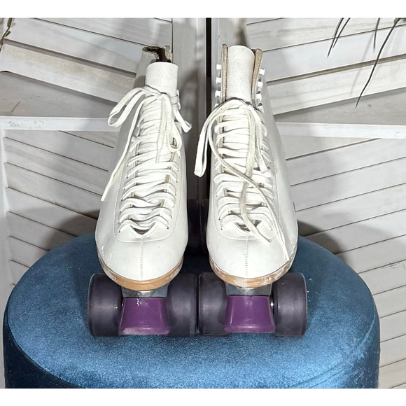 Riedell rare model 121 Performance roller skates competitive figure skating sz 9 - Picture 4 of 13